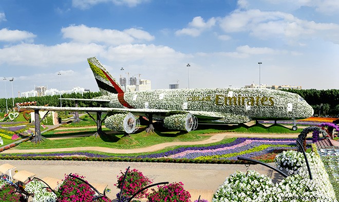 Dubais Miracle Garden é uma Alice no país das maravilhas da vida real 